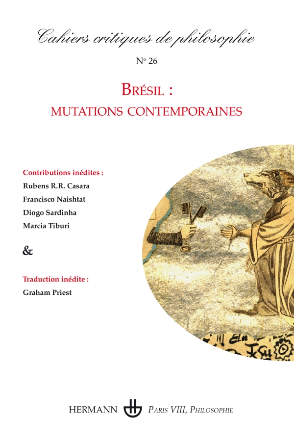 Couverture de Brésil : Mutations contemporaines, Cahiers critiques de philosophie, n° 26, Juillet 2023