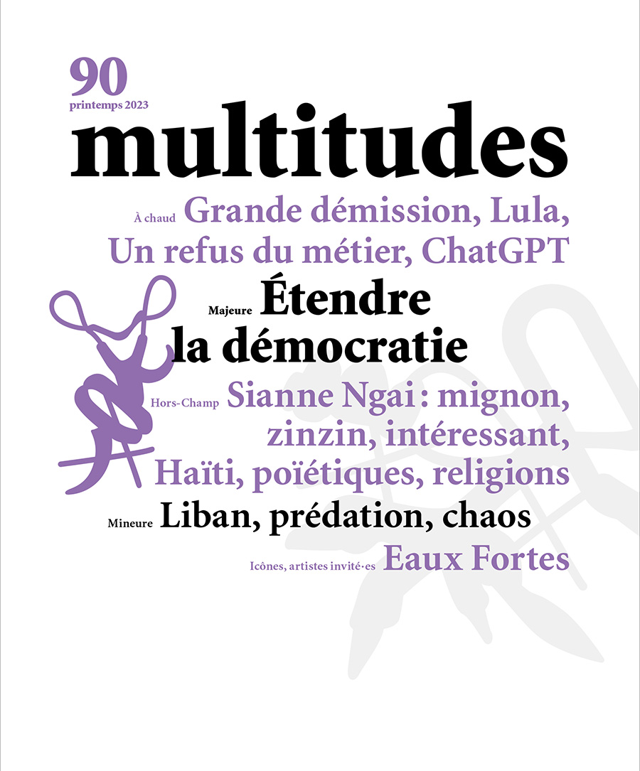 Couverture de Liban, prédation, chaos, Multitudes, n° 90, Printemps 2023